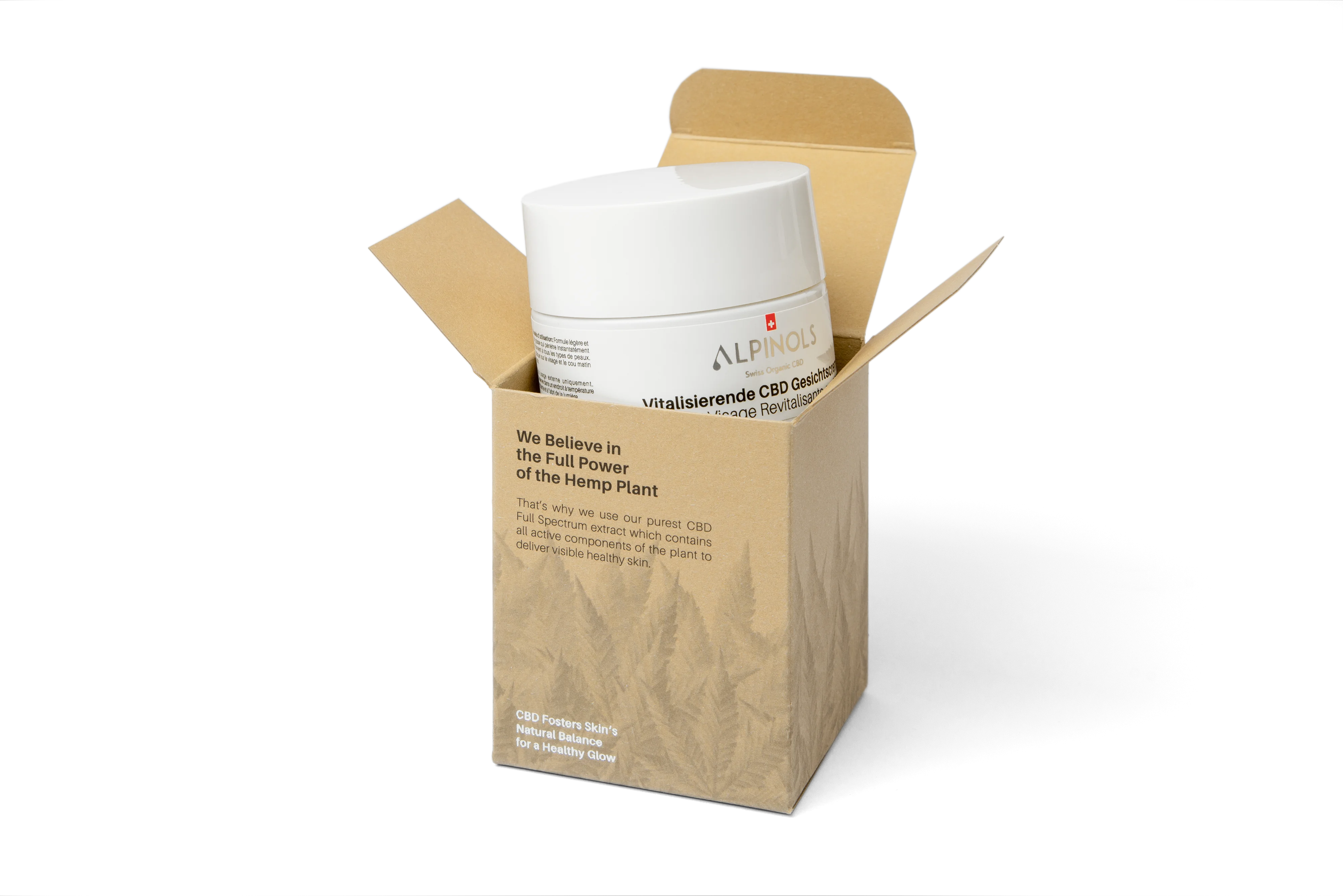 Witalizujący krem do twarzy z masłem shea, olejem konopnym i miodem manuka, 50 ml - obrazek 2